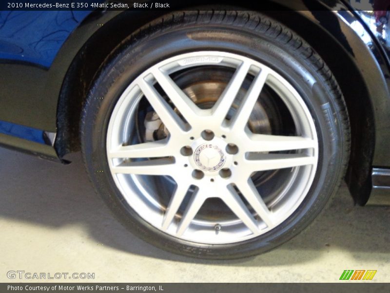 Black / Black 2010 Mercedes-Benz E 350 4Matic Sedan