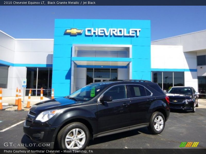 Black Granite Metallic / Jet Black 2010 Chevrolet Equinox LT