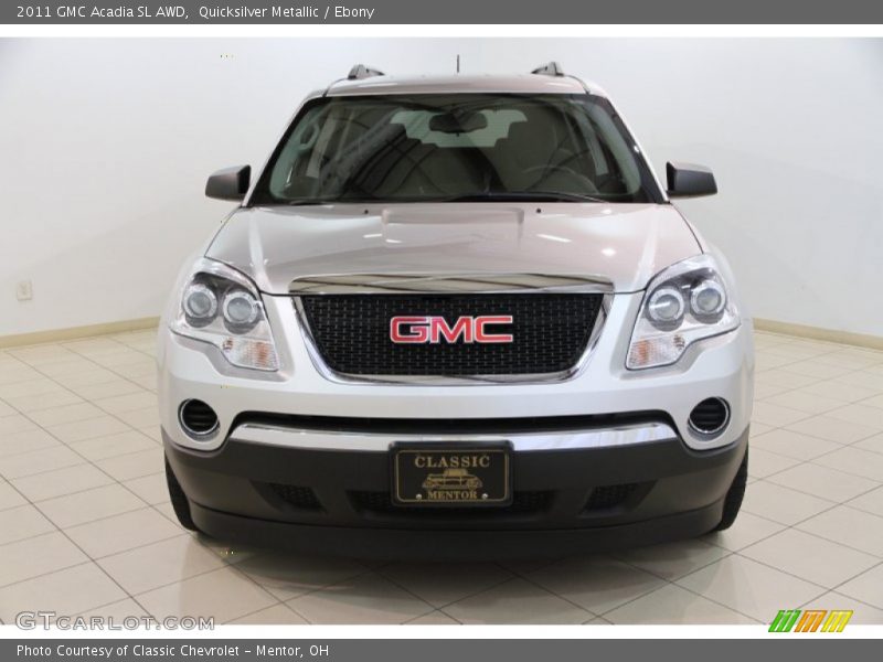 Quicksilver Metallic / Ebony 2011 GMC Acadia SL AWD