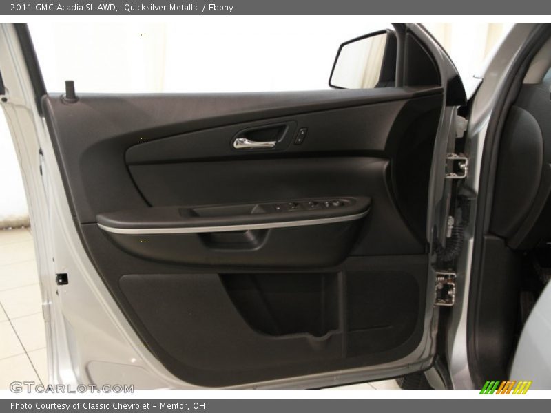 Quicksilver Metallic / Ebony 2011 GMC Acadia SL AWD