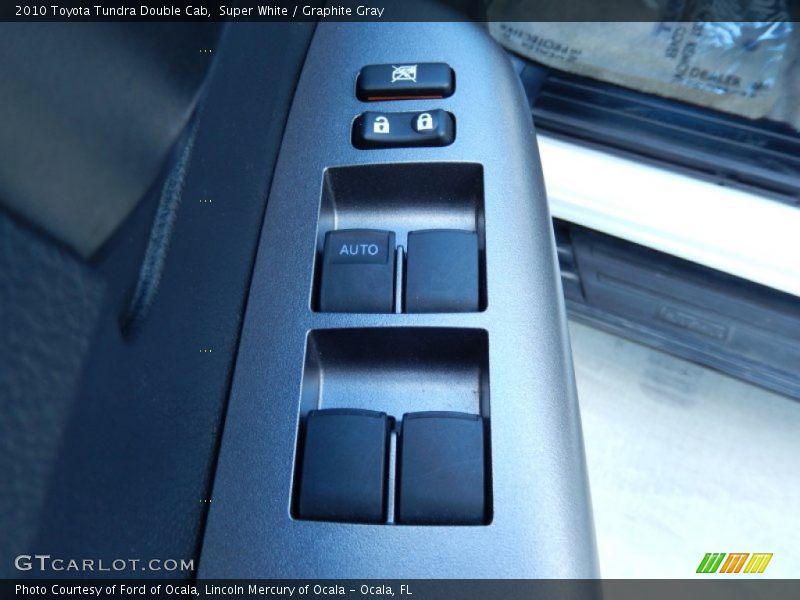Super White / Graphite Gray 2010 Toyota Tundra Double Cab
