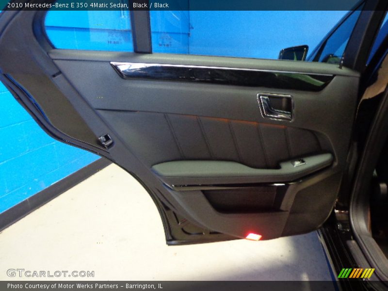 Black / Black 2010 Mercedes-Benz E 350 4Matic Sedan