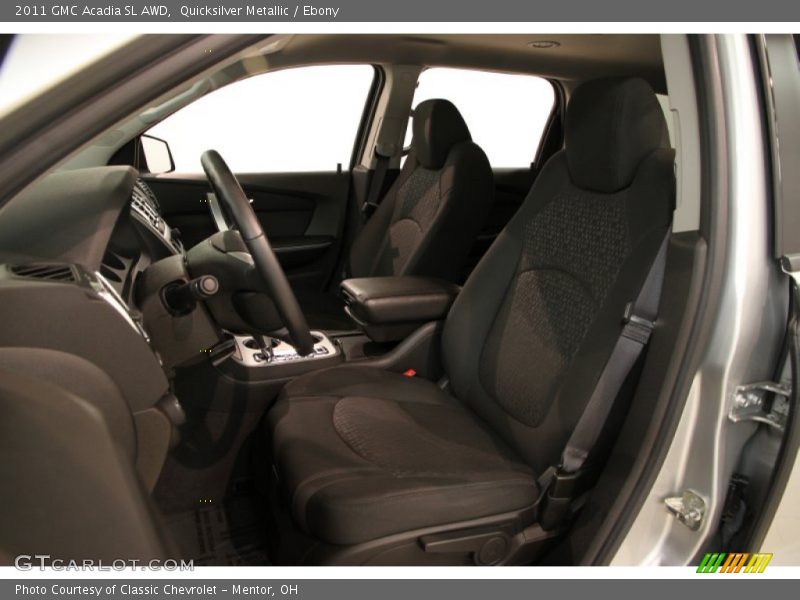 Quicksilver Metallic / Ebony 2011 GMC Acadia SL AWD
