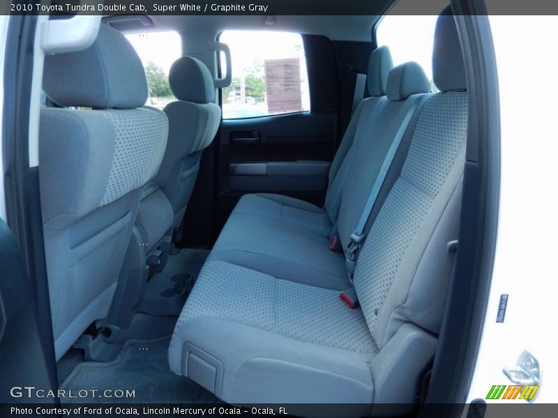 Super White / Graphite Gray 2010 Toyota Tundra Double Cab
