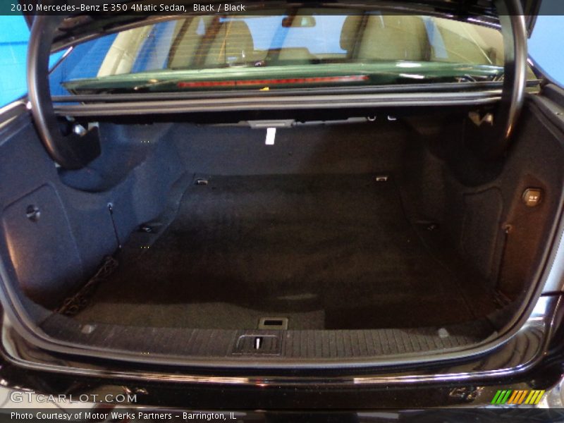 Black / Black 2010 Mercedes-Benz E 350 4Matic Sedan