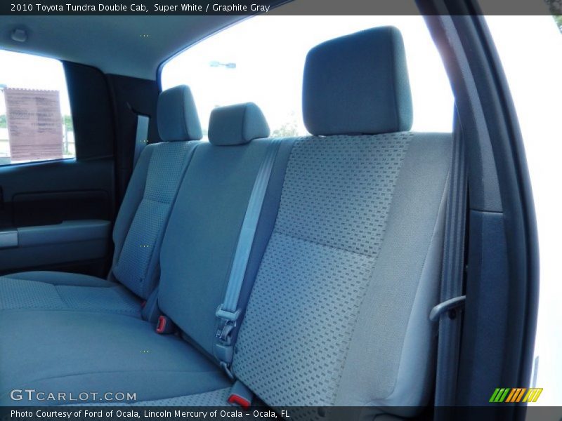 Super White / Graphite Gray 2010 Toyota Tundra Double Cab