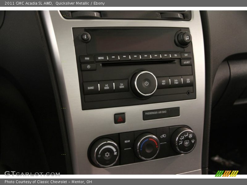 Quicksilver Metallic / Ebony 2011 GMC Acadia SL AWD