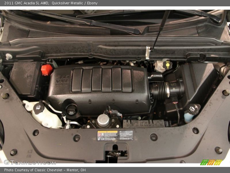 Quicksilver Metallic / Ebony 2011 GMC Acadia SL AWD