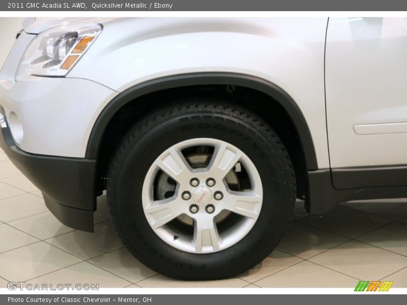 Quicksilver Metallic / Ebony 2011 GMC Acadia SL AWD
