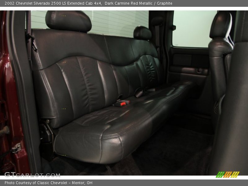 Dark Carmine Red Metallic / Graphite 2002 Chevrolet Silverado 2500 LS Extended Cab 4x4