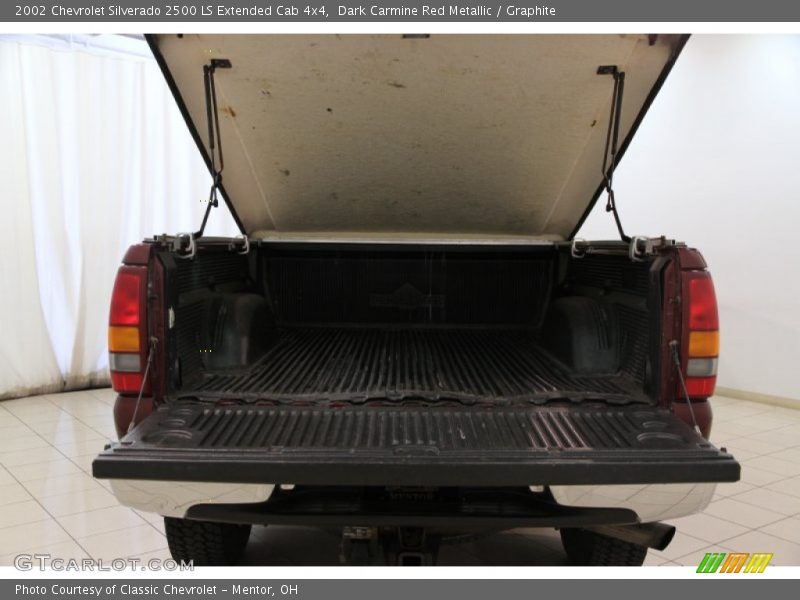 Dark Carmine Red Metallic / Graphite 2002 Chevrolet Silverado 2500 LS Extended Cab 4x4