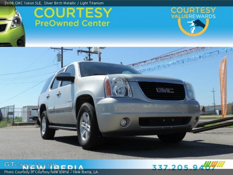 Silver Birch Metallic / Light Titanium 2008 GMC Yukon SLE