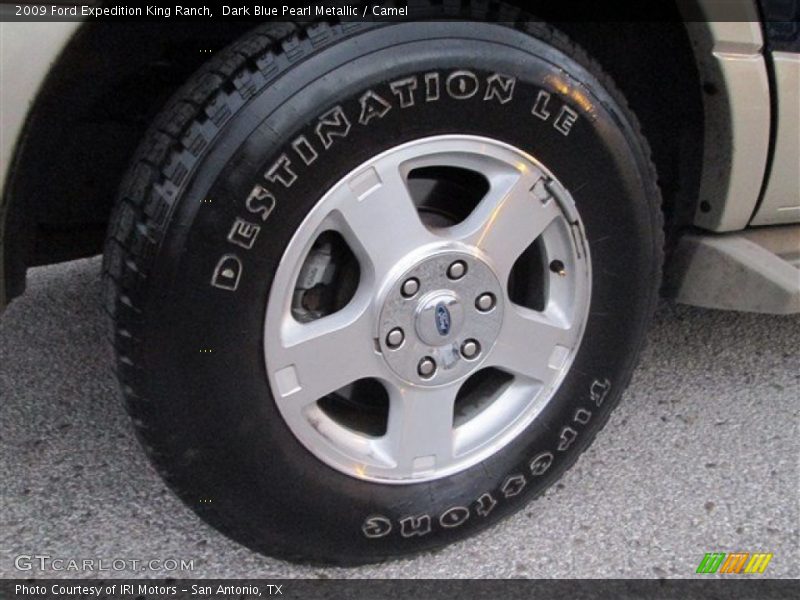 Dark Blue Pearl Metallic / Camel 2009 Ford Expedition King Ranch