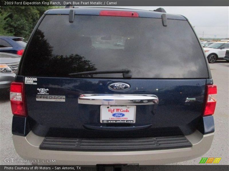 Dark Blue Pearl Metallic / Camel 2009 Ford Expedition King Ranch