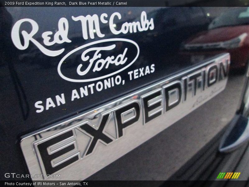 Dark Blue Pearl Metallic / Camel 2009 Ford Expedition King Ranch