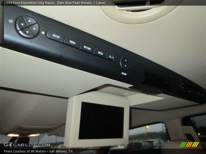 Dark Blue Pearl Metallic / Camel 2009 Ford Expedition King Ranch