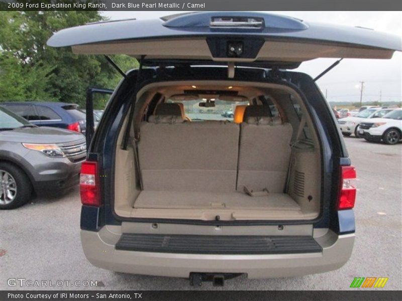 Dark Blue Pearl Metallic / Camel 2009 Ford Expedition King Ranch