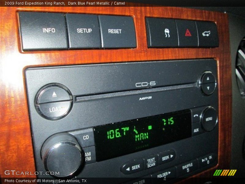 Dark Blue Pearl Metallic / Camel 2009 Ford Expedition King Ranch