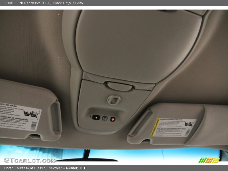 Black Onyx / Gray 2006 Buick Rendezvous CX