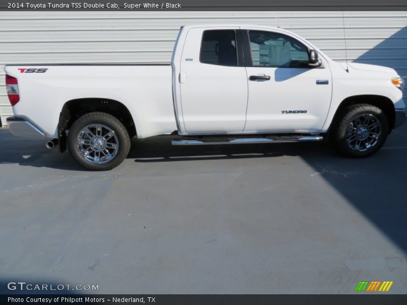 Super White / Black 2014 Toyota Tundra TSS Double Cab