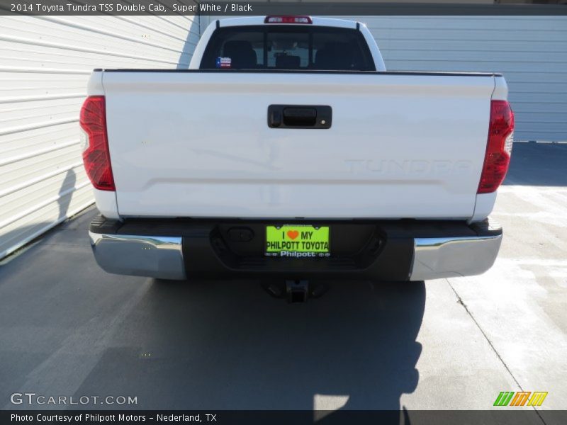 Super White / Black 2014 Toyota Tundra TSS Double Cab