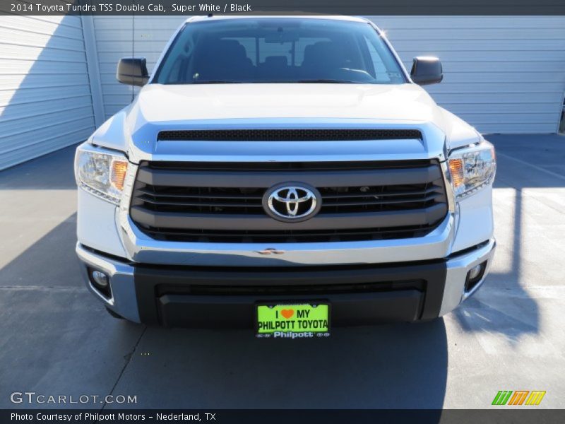 Super White / Black 2014 Toyota Tundra TSS Double Cab