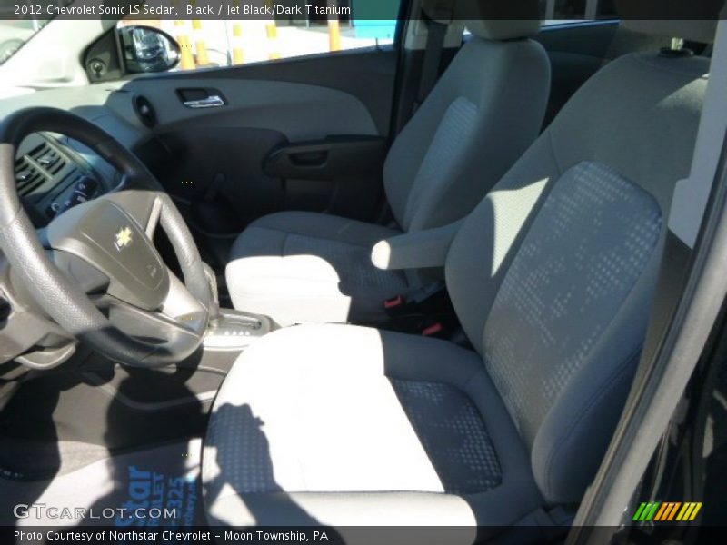 Black / Jet Black/Dark Titanium 2012 Chevrolet Sonic LS Sedan