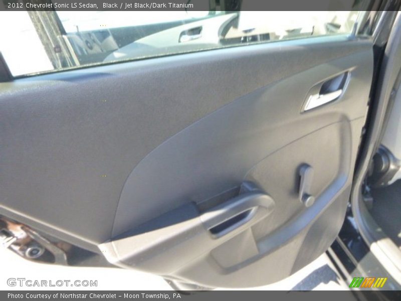Black / Jet Black/Dark Titanium 2012 Chevrolet Sonic LS Sedan