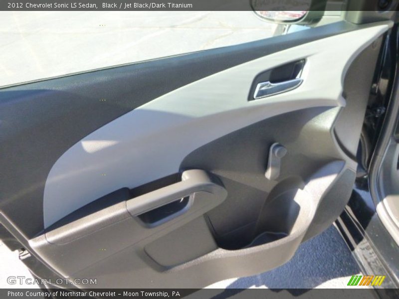 Black / Jet Black/Dark Titanium 2012 Chevrolet Sonic LS Sedan