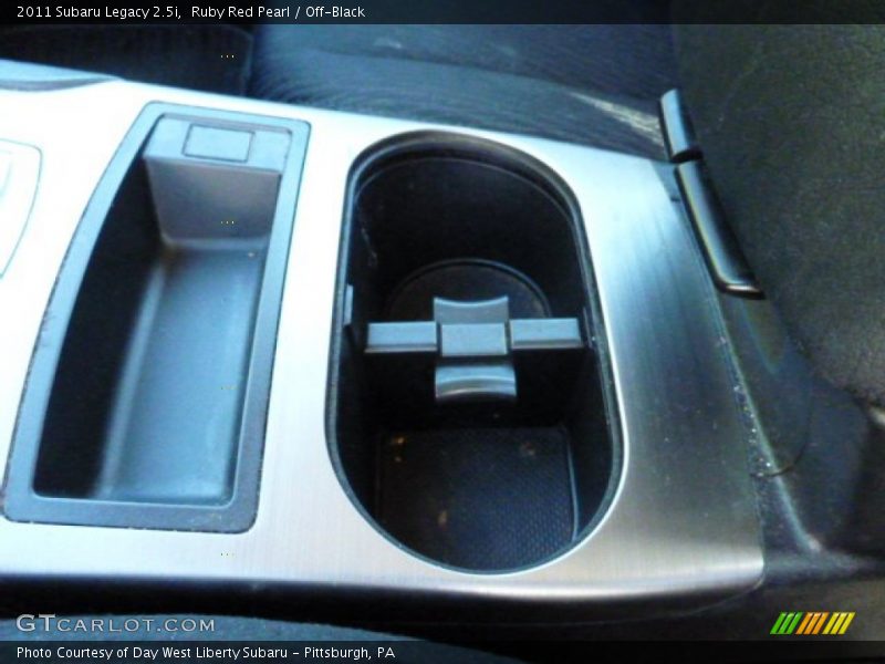 Ruby Red Pearl / Off-Black 2011 Subaru Legacy 2.5i