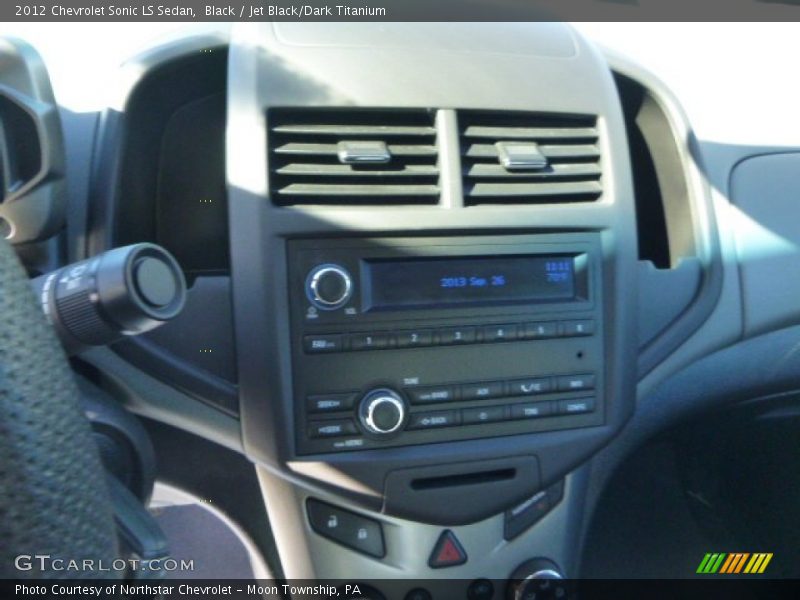 Black / Jet Black/Dark Titanium 2012 Chevrolet Sonic LS Sedan