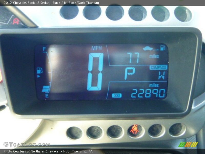 Black / Jet Black/Dark Titanium 2012 Chevrolet Sonic LS Sedan