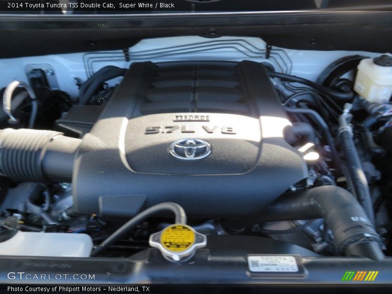 Super White / Black 2014 Toyota Tundra TSS Double Cab