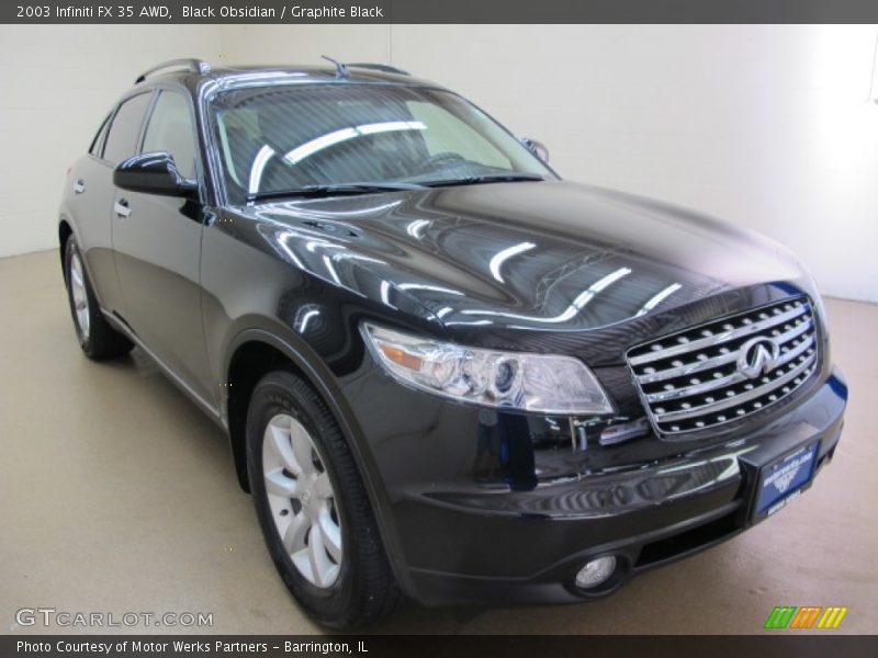 Black Obsidian / Graphite Black 2003 Infiniti FX 35 AWD