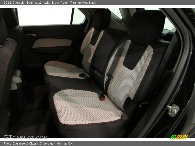 Rear Seat of 2011 Equinox LS AWD