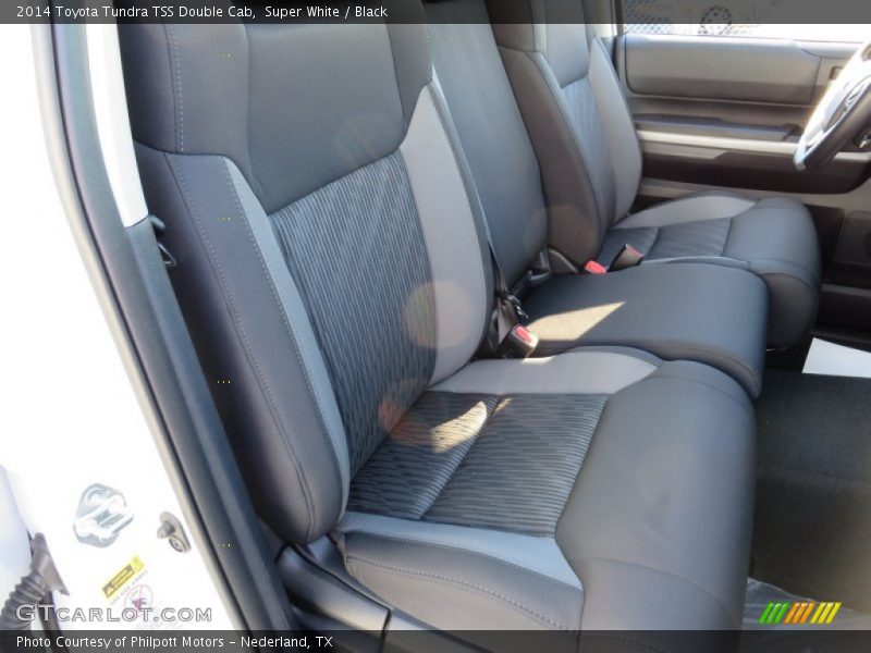 Super White / Black 2014 Toyota Tundra TSS Double Cab