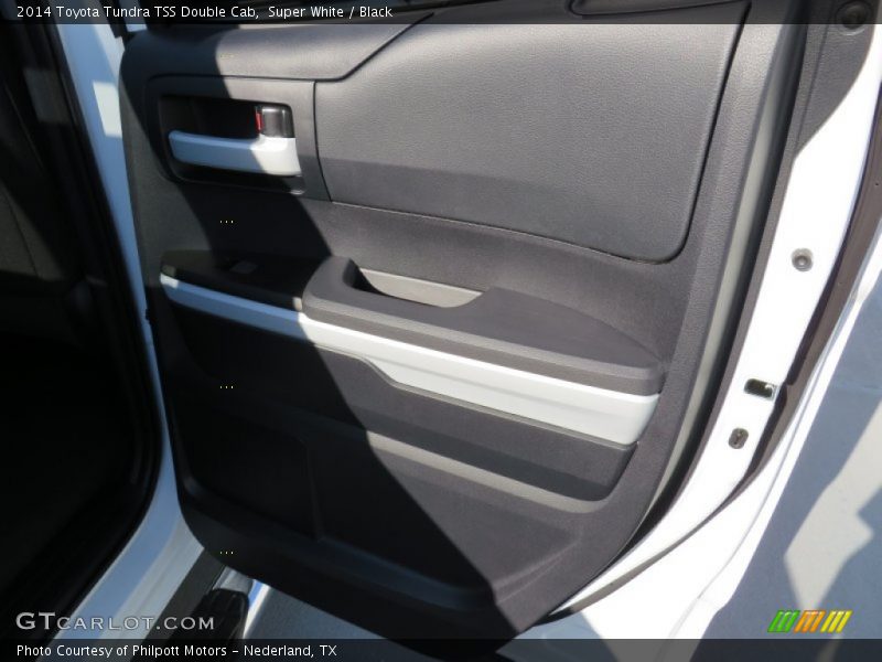 Super White / Black 2014 Toyota Tundra TSS Double Cab