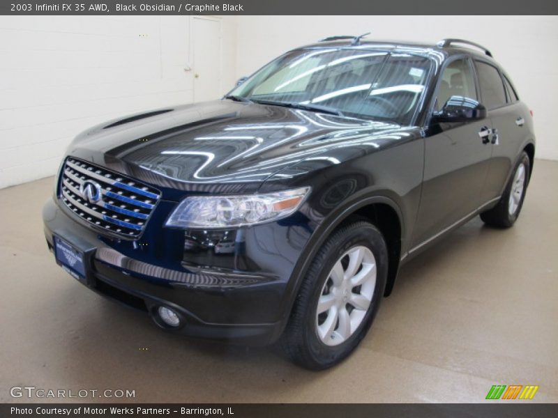 Black Obsidian / Graphite Black 2003 Infiniti FX 35 AWD