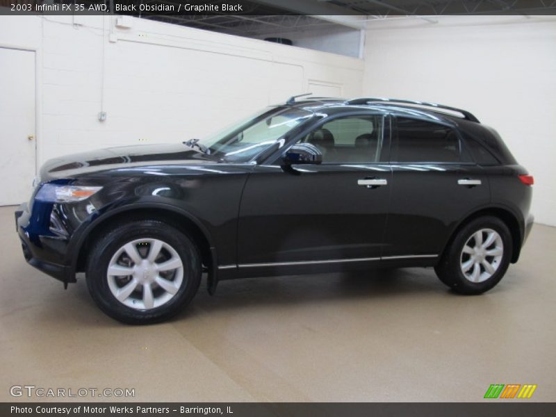 Black Obsidian / Graphite Black 2003 Infiniti FX 35 AWD