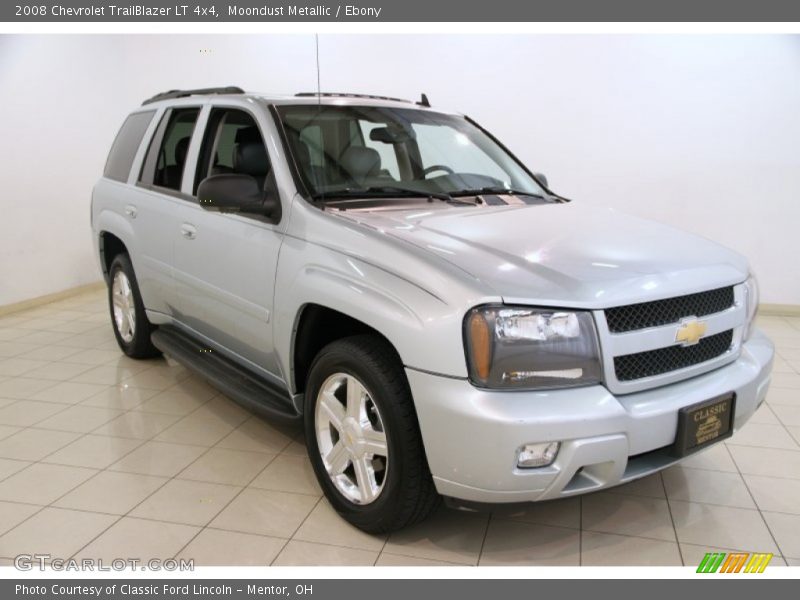 Moondust Metallic / Ebony 2008 Chevrolet TrailBlazer LT 4x4
