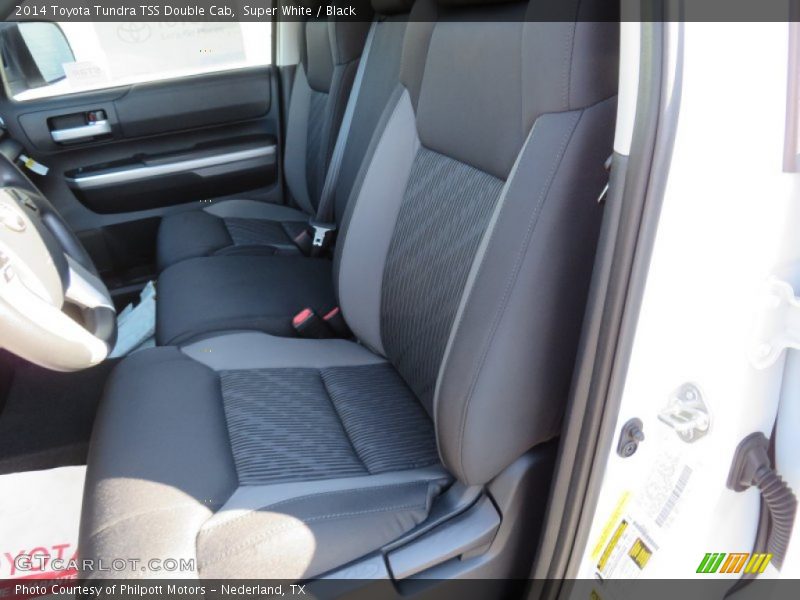 Super White / Black 2014 Toyota Tundra TSS Double Cab
