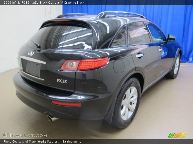 Black Obsidian / Graphite Black 2003 Infiniti FX 35 AWD