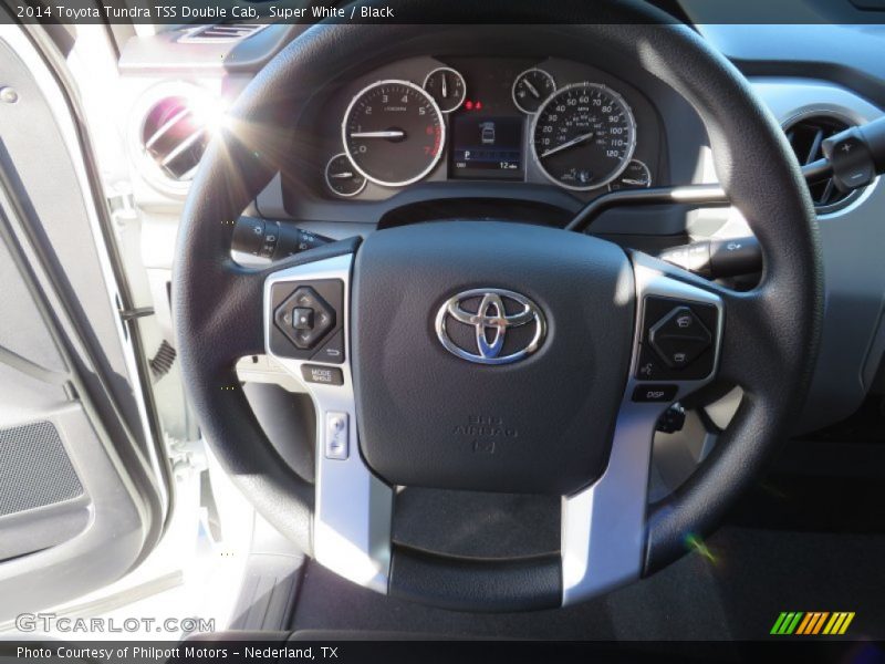 Super White / Black 2014 Toyota Tundra TSS Double Cab