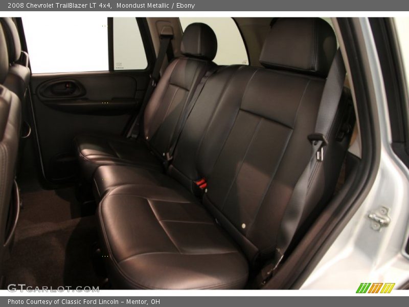 Rear Seat of 2008 TrailBlazer LT 4x4