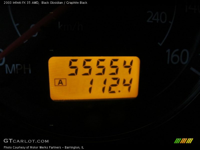 Black Obsidian / Graphite Black 2003 Infiniti FX 35 AWD