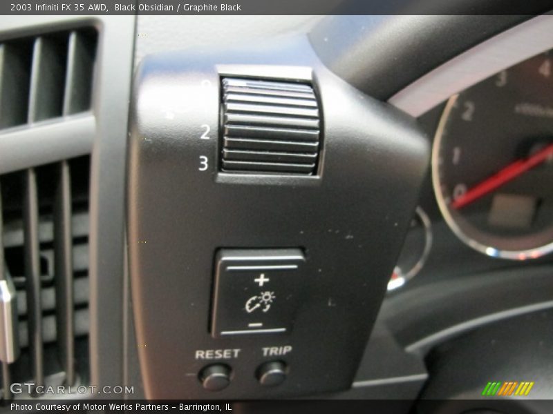 Black Obsidian / Graphite Black 2003 Infiniti FX 35 AWD