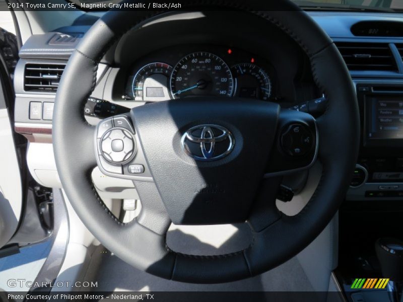 Magnetic Gray Metallic / Black/Ash 2014 Toyota Camry SE