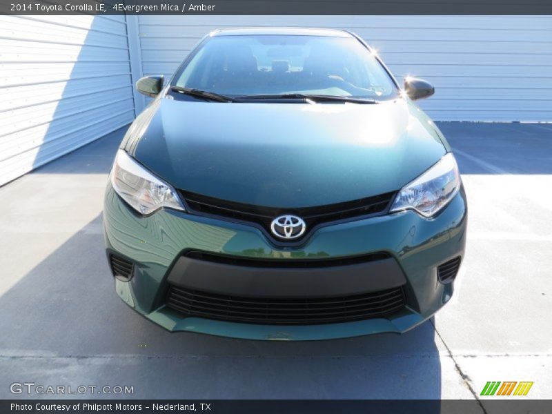 4Evergreen Mica / Amber 2014 Toyota Corolla LE