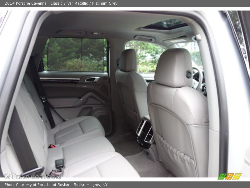 Rear Seat of 2014 Cayenne 