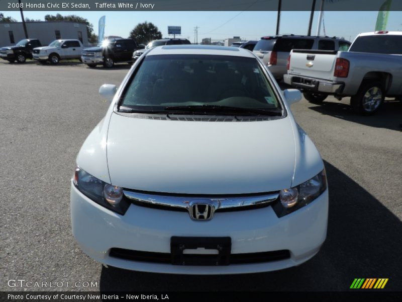 Taffeta White / Ivory 2008 Honda Civic EX Sedan